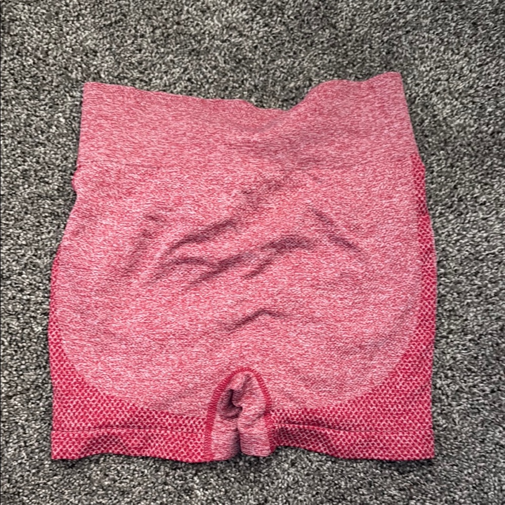 Red High-Waisted Shorts